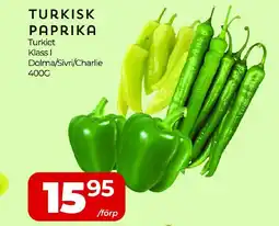 Matrix Butikerna Turkisk paprika erbjuda