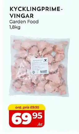 Matrix Butikerna GARDEN FOOD Kycklingprime- vingar erbjuda
