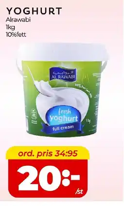 Matrix Butikerna ALRAWABI Yoghurt erbjuda