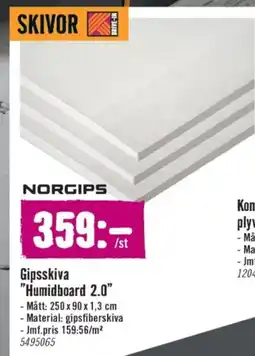 Hornbach Gipsskiva Humidboard 2.0 erbjuda