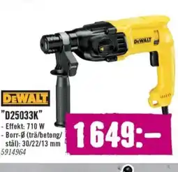 Hornbach DEWALT D25033K erbjuda