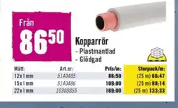 Hornbach Kopparrör erbjuda