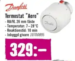 Hornbach DANFOSS Termostat Aero erbjuda