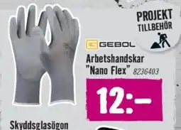 Hornbach GEBOL Arbetshandskar Nano Flex erbjuda
