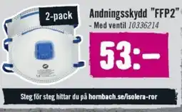 Hornbach Andningsskydd FFP2 erbjuda