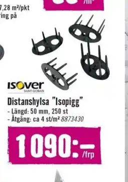 Hornbach ISOVER Distanshylsa Isopigg erbjuda