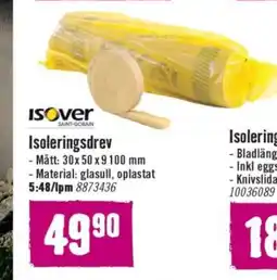 Hornbach ISOVER Isoleringsdrev erbjuda