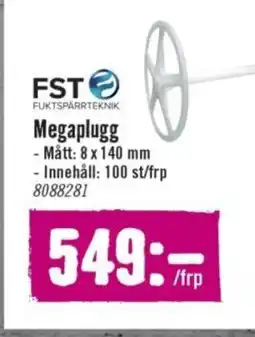 Hornbach FST Megaplugg erbjuda