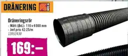 Hornbach Dräneringsrör erbjuda