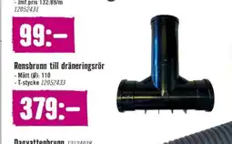 Hornbach Rensbrunn till dräneringsrör erbjuda