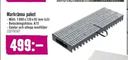 Hornbach Markränna paket erbjuda