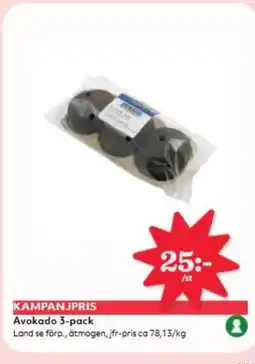 Hemköp Avokado 3-pack erbjuda