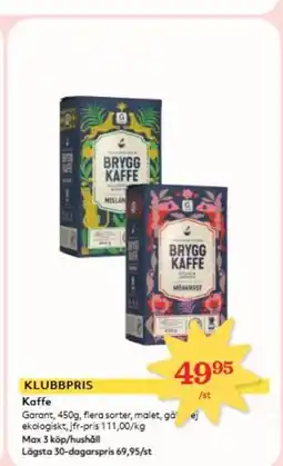 Hemköp GARANT Kaffe erbjuda