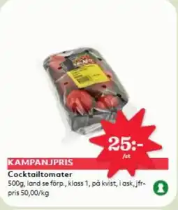 Hemköp Cocktailtomater erbjuda
