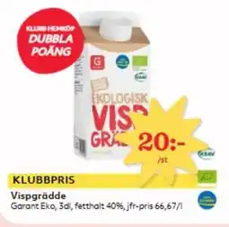 Hemköp GARANT EKO Vispgrädde erbjuda