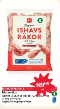 Hemköp GARANT Ishavsräkor erbjuda
