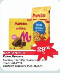 Hemköp MARABOU Kakor, Brownie erbjuda