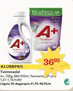 Hemköp A+ Tvättmedel erbjuda