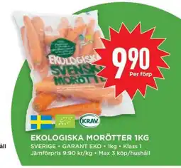 Willys EKOLGOSIKA MORÖTTER 1KG erbjuda