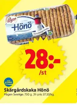 ICA Supermarket Pågen Skärgårdskaka Hönö erbjuda