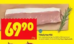 ICA Kvantum Fläskytterfilé erbjuda