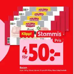 ICA Kvantum SCAN Bacon erbjuda