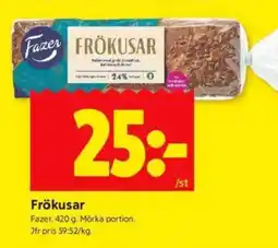 ICA Kvantum FAZER Frökusar erbjuda