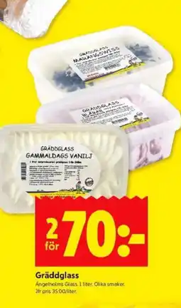 ICA Kvantum Gräddglass erbjuda