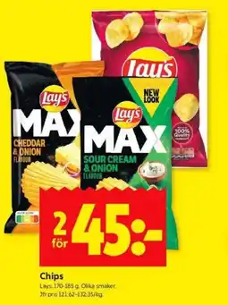 ICA Kvantum LAYS Chips erbjuda