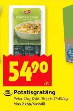 ICA Kvantum PEKA Potatisgratäng erbjuda