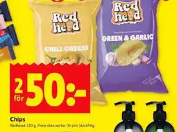 ICA Kvantum REDHEAD Chips erbjuda
