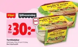 ICA Kvantum OLD EL PASO Tortillabåtar erbjuda