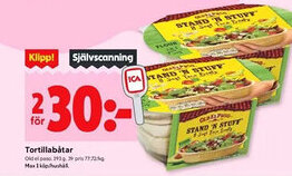 ICA Kvantum OLD EL PASO Tortillabåtar erbjuda