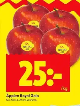 ICA Kvantum ICA Äpplen royal gala erbjuda