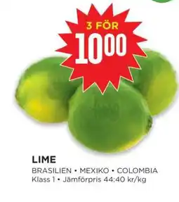 Willys Lime erbjuda