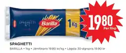 Willys SPAGHETTI erbjuda