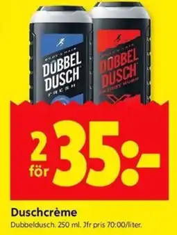 ICA Kvantum DUBBELDUSCH Duschcrème erbjuda