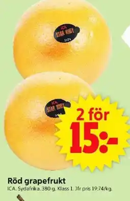 ICA Supermarket ICA Röd grapefrukt erbjuda