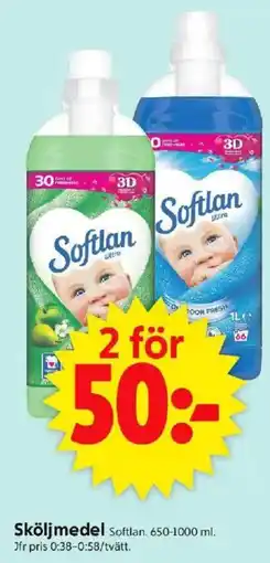 ICA Supermarket SOFTLAN Sköljmedel erbjuda