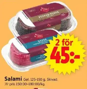 ICA Supermarket GOL Salami erbjuda