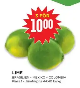 Willys Hemma LIME, SEK 10 erbjuda