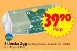 ICA Supermarket LANTÅGG Skånska ägg erbjuda