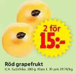 ICA Supermarket Röd grapefrukt erbjuda