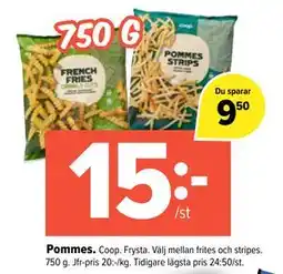 Coop Extra Pommes, SEK 15 erbjuda