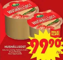 ICA Supermarket ARLA Hushållsost erbjuda