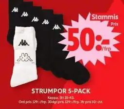 ICA Supermarket Strumpor 5-pack erbjuda