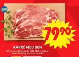 ICA Supermarket Karré med ben erbjuda