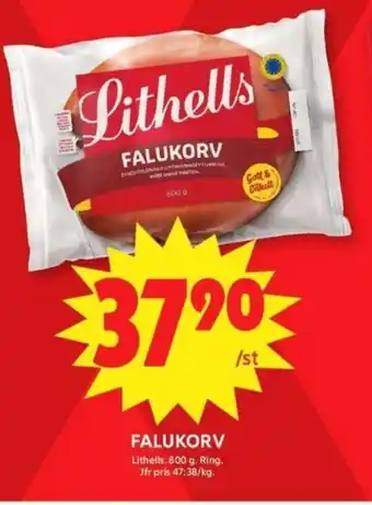 ICA Supermarket LITHELLS Falukorv erbjuda