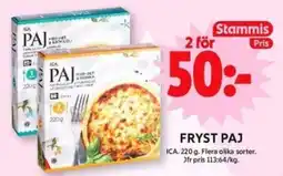 ICA Supermarket ICA Fryst paj erbjuda