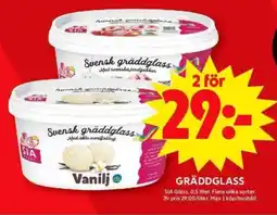 ICA Supermarket SIA GLASS Gräddglass erbjuda